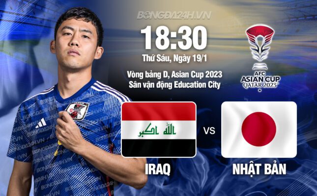 Five88 - Soi kèo Iraq đấu Nhật Bản AFC Asian Cup 2023