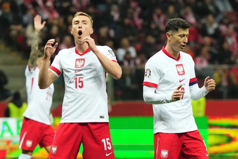 Ba Lan giành được tấm vé đi tiếp tại nhánh A playoff Euro 2024