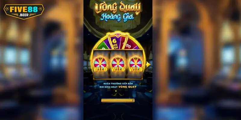 Hướng dẫn cách chơi Slot Vòng Quay Hoàng Gia trên cổng game Five88